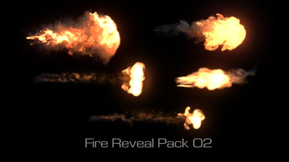 Fire Reveal Elements Pack 02 - Videohive Download 21198191