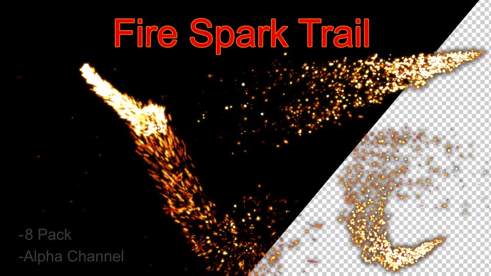 Fire Spark Trail Videohive 21088650 Motion Graphics Image 1
