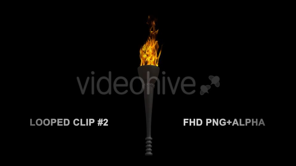 Fire Torch Classic Iron Pack of 2 Videohive 18699183 Motion Graphics Image 7