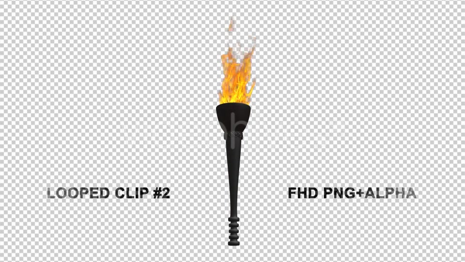 Fire Torch Classic Iron Pack of 2 Videohive 18699183 Motion Graphics Image 8