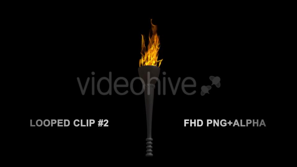 Fire Torch Classic Iron Pack of 2 Videohive 18699183 Motion Graphics Image 9