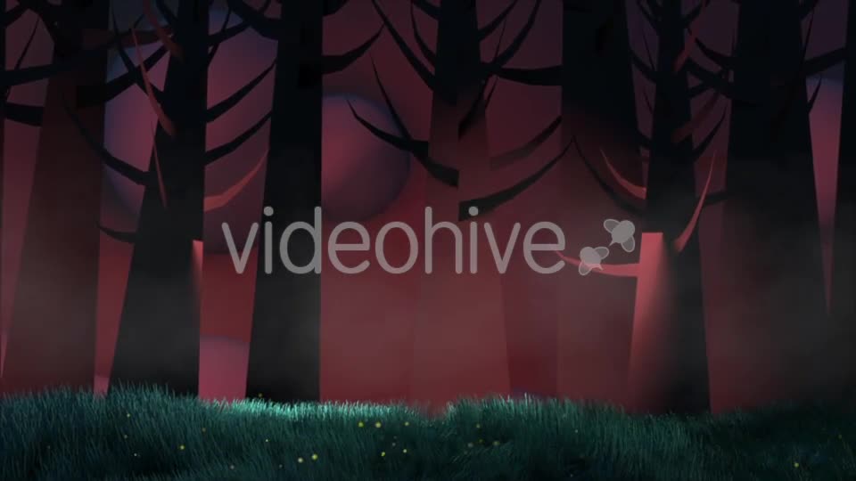 Fireflies And Forest Videohive 18083038 Motion Graphics Image 1