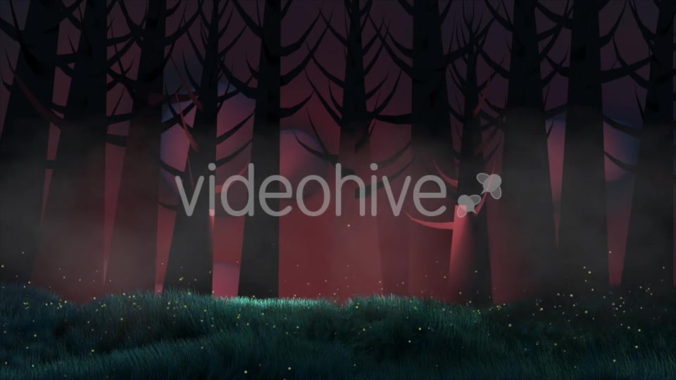 Fireflies And Forest Videohive 18083038 Motion Graphics Image 9
