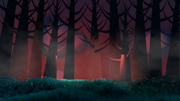 Fireflies And Forest - Videohive 18083038 Download