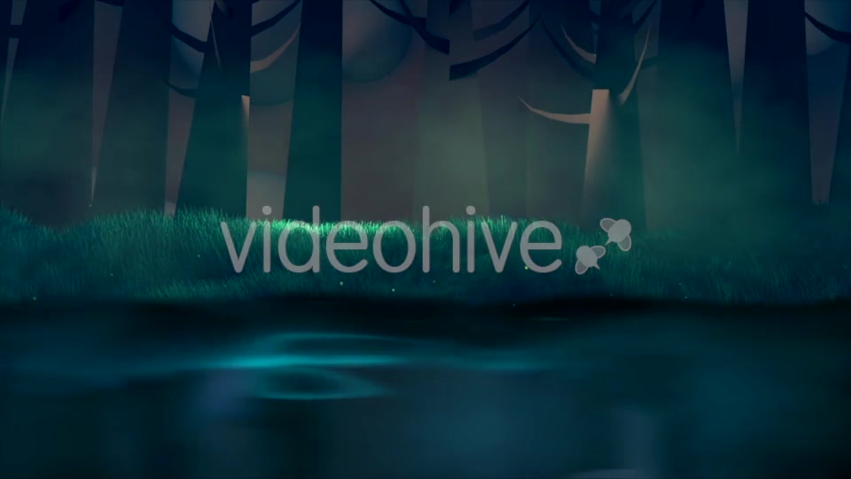 Fireflies, Forest, And Lake Videohive 18135178 Motion Graphics Image 3