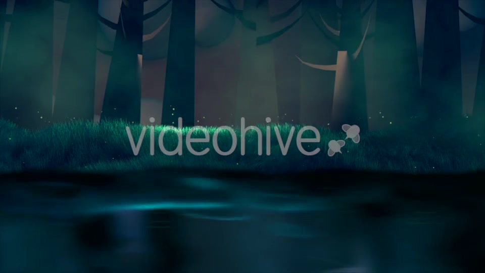 Fireflies, Forest, And Lake Videohive 18135178 Motion Graphics Image 4