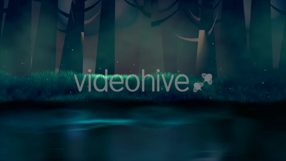 Fireflies, Forest, And Lake Videohive 18135178 Motion Graphics Image 6