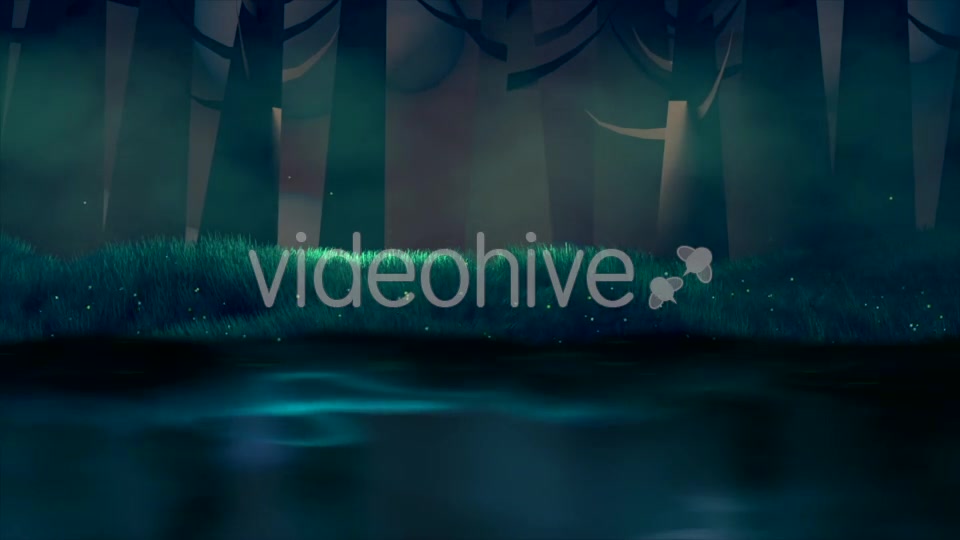 Fireflies, Forest, And Lake Videohive 18135178 Motion Graphics Image 7