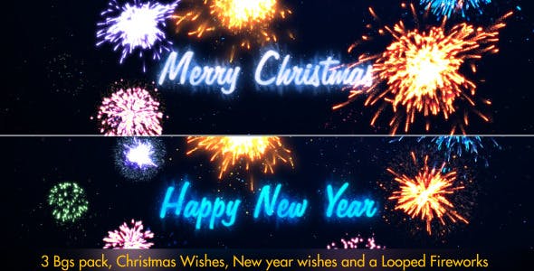 Fireworks Greetings - Videohive Download 3423186