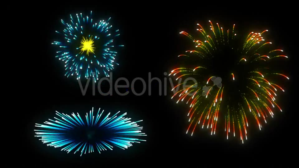 Fireworks Motion (11 Pack) Videohive 13614680 Motion Graphics Image 2
