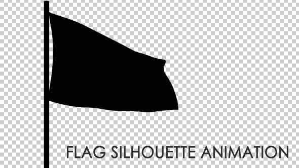 Flag Silhouette Animation - 19437366 Videohive Download