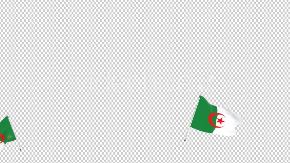 Flag Transition Algeria Videohive 19625239 Motion Graphics Image 2