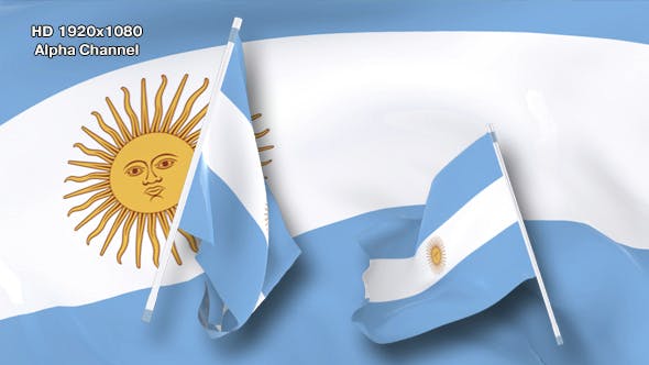 Flag Transition Argentina - 14716153 Videohive Download