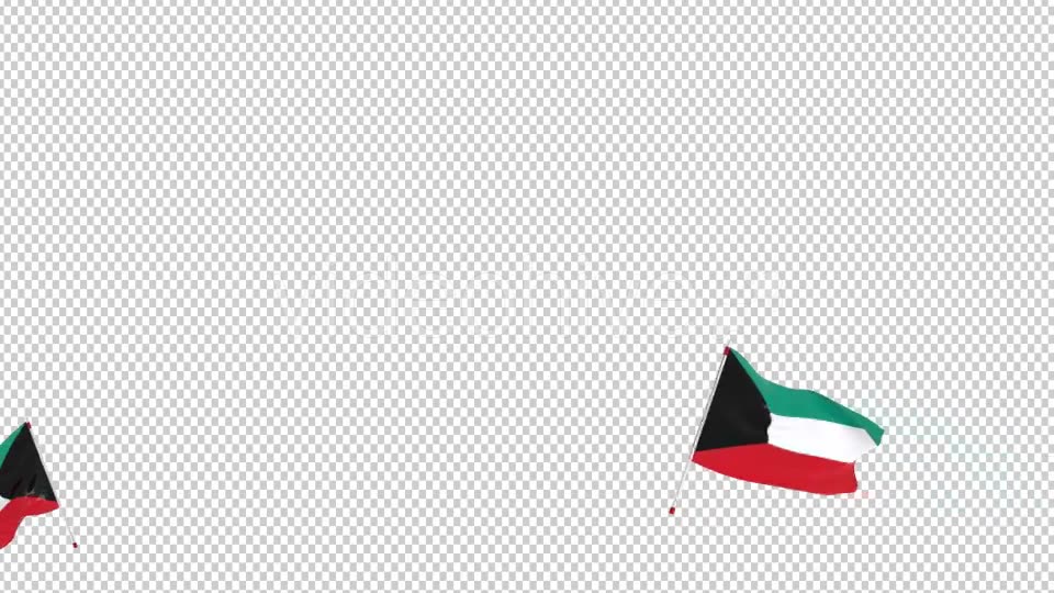 Flag Transition Kuwait Videohive 16183958 Motion Graphics Image 2