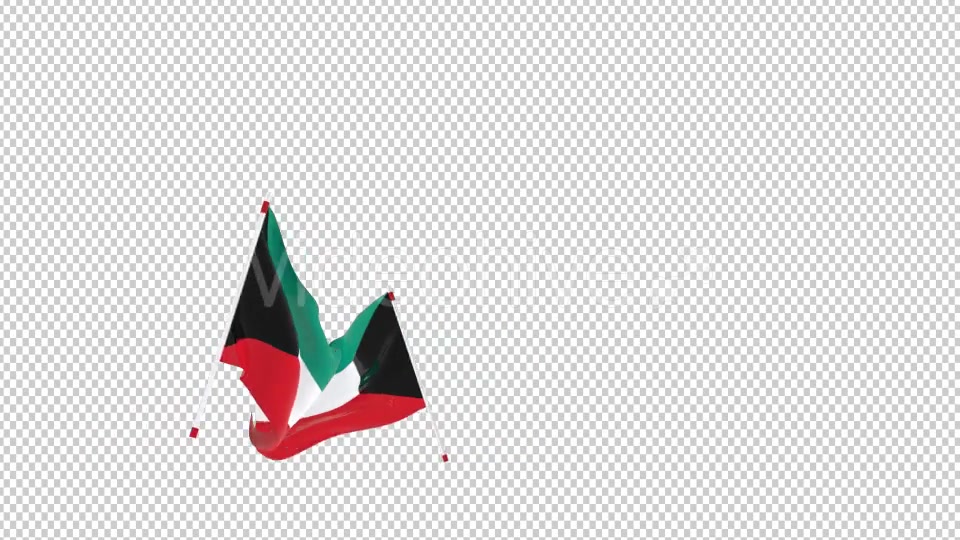 Flag Transition Kuwait Videohive 16183958 Motion Graphics Image 3