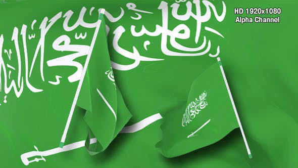 Flag Transition Saudi Arabia - 15249692 Download Videohive