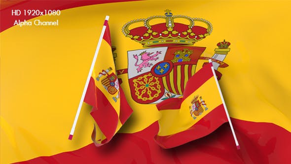 Flag Transition Spain - 13682496 Download Videohive