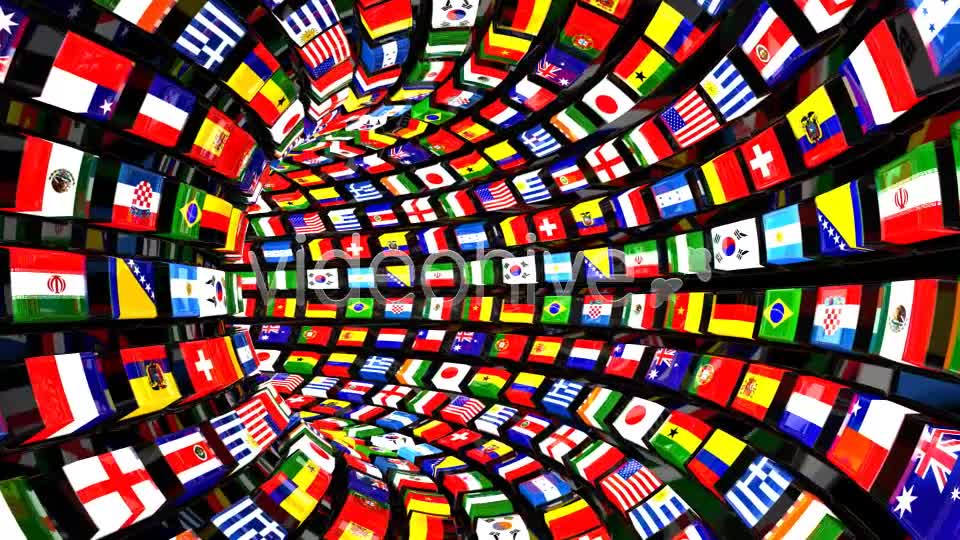 Flags Tunnel Videohive 8031034 Motion Graphics Image 1