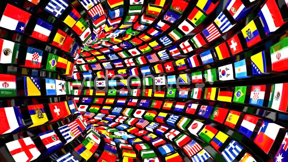 Flags Tunnel Videohive 8031034 Motion Graphics Image 2