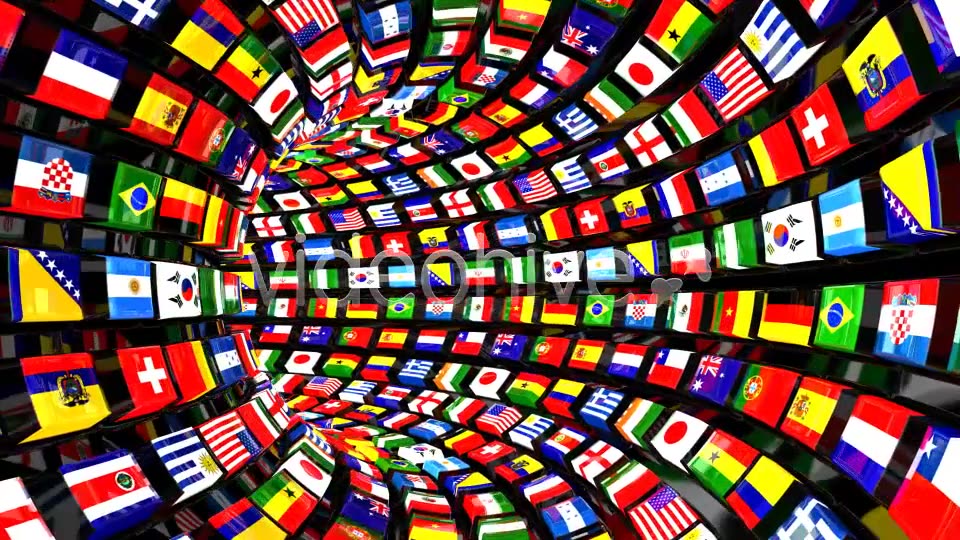 Flags Tunnel Videohive 8031034 Motion Graphics Image 4