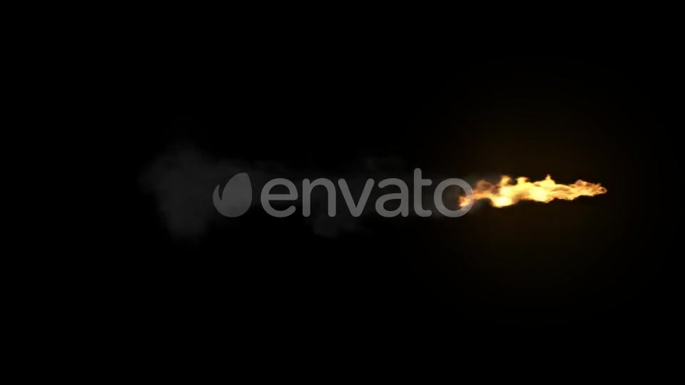 Flame with Dark Smoke on an Alpha Chanel Videohive 22066273 Motion Graphics Image 3