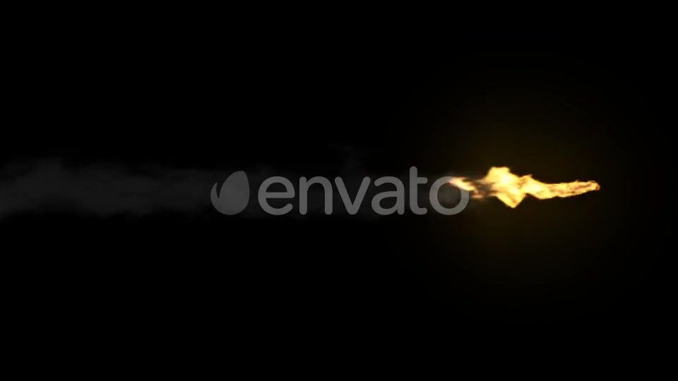Flame with Dark Smoke on an Alpha Chanel Videohive 22066273 Motion Graphics Image 4