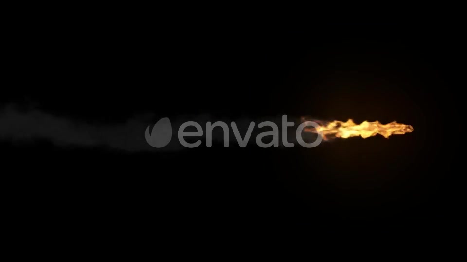 Flame with Dark Smoke on an Alpha Chanel Videohive 22066273 Motion Graphics Image 5
