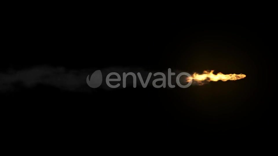 Flame with Dark Smoke on an Alpha Chanel Videohive 22066273 Motion Graphics Image 6