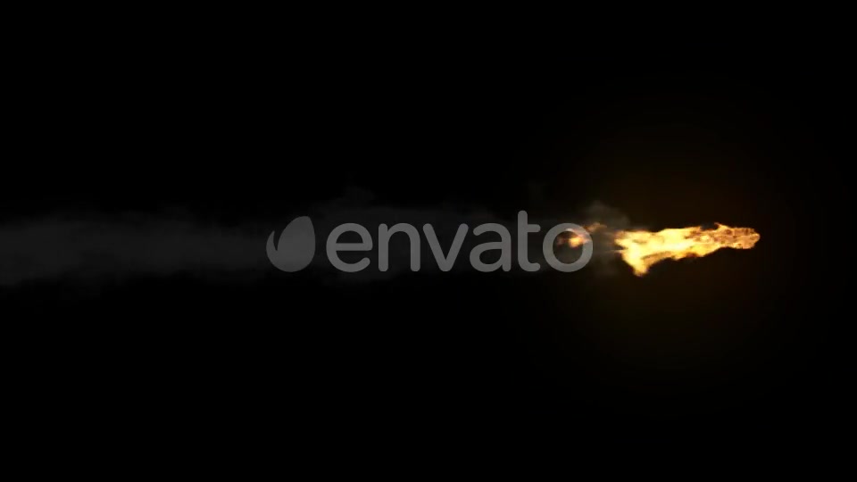 Flame with Dark Smoke on an Alpha Chanel Videohive 22066273 Motion Graphics Image 7