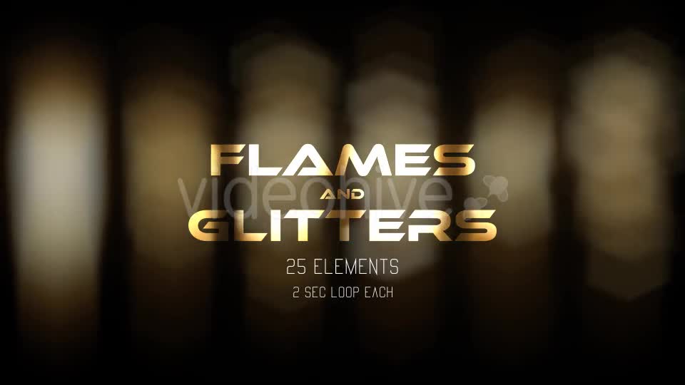 Flames and Glitters Videohive 20792601 Motion Graphics Image 1