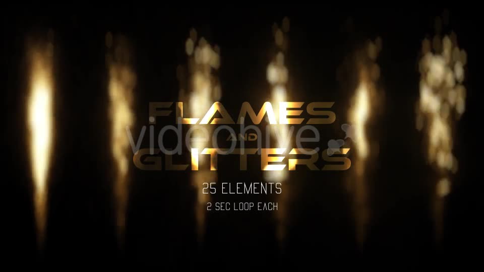 Flames and Glitters Videohive 20792601 Motion Graphics Image 2