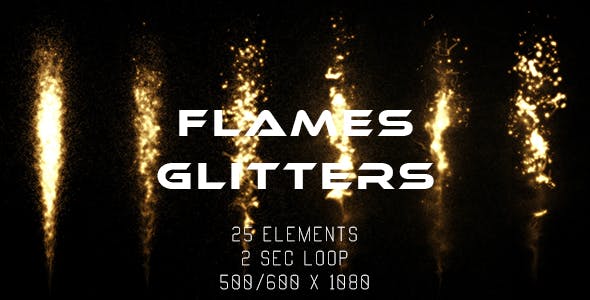 Flames and Glitters - Videohive 20792601 Download