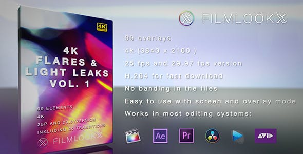 Flares and Light Leakes vol.1 - Download Videohive 21564546