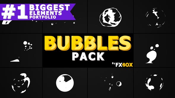 Flash FX BUBBLE Elements | Motion Graphics Pack - 21508667 Videohive Download