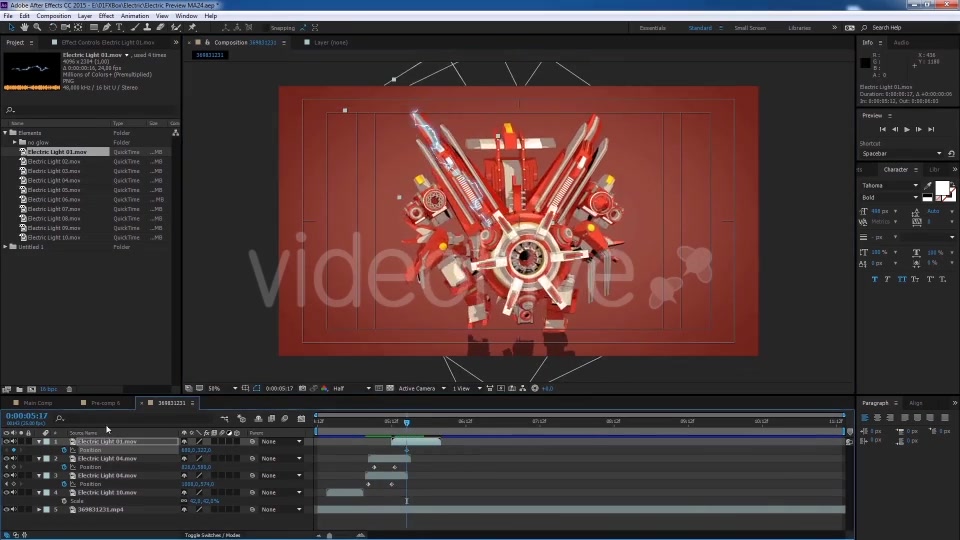 Flash FX ELECTRIC Elements | Motion Graphics Pack Videohive 20923325 Motion Graphics Image 5