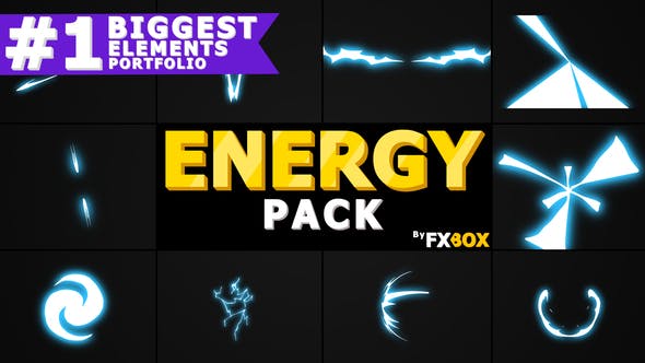 Flash FX ENERGY Elements And Transitions | Motion Graphics Pack - 21375111 Download Videohive