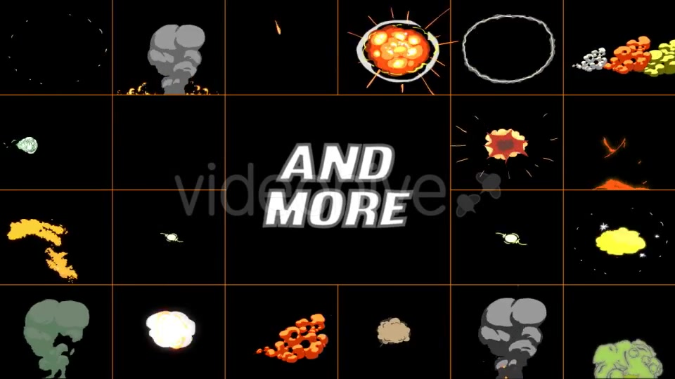 Flash FX Explosions, Fires, Smokes (54 Pack) Videohive 12920490 Motion Graphics Image 3