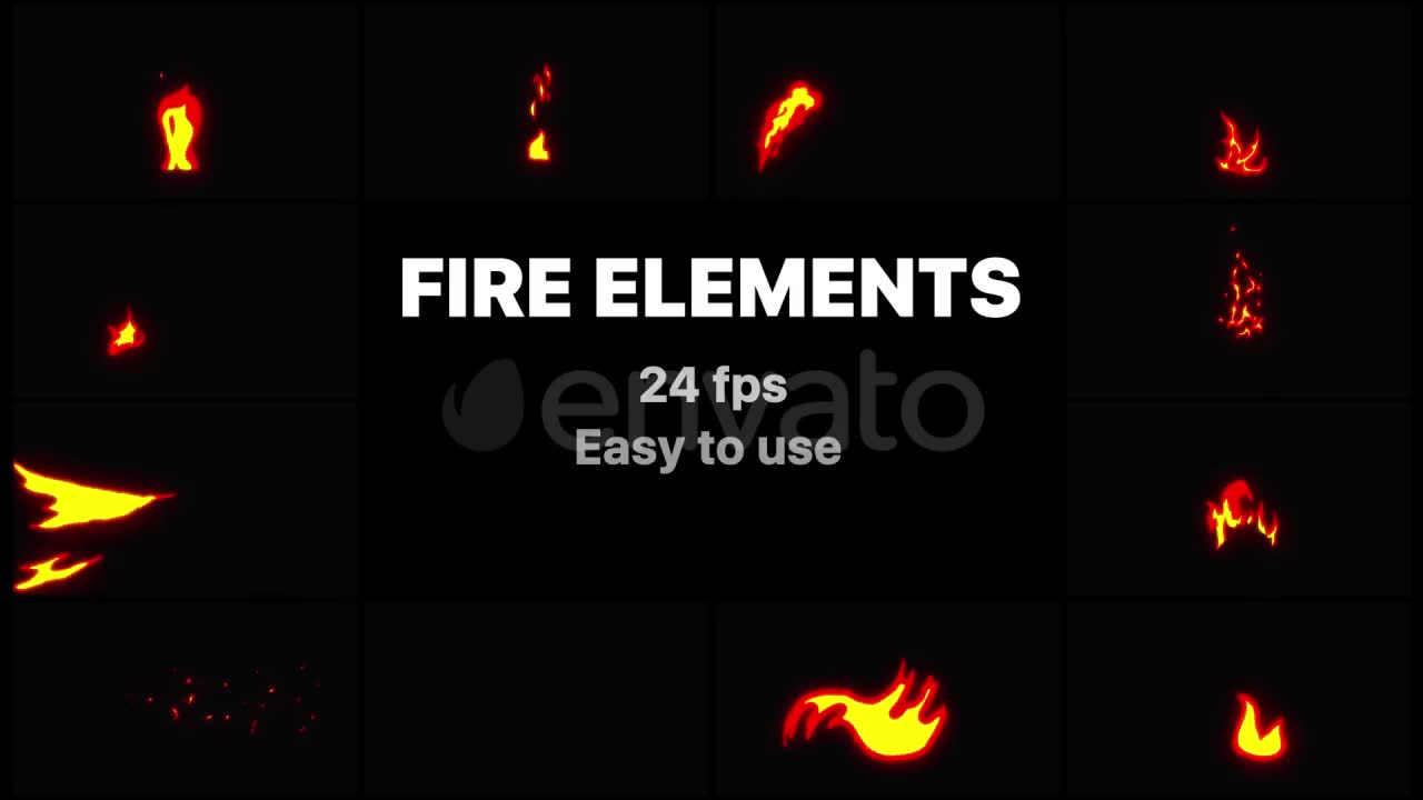 Flash FX Fire Elements | Motion Graphics Pack Videohive 21709448 Motion Graphics Image 2