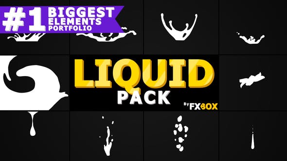Flash FX Liquid Elements | Motion Graphics Pack - Download 21375232 Videohive