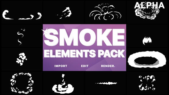Flash FX Smoke Elements | Motion Graphics Pack - 21717375 Download Videohive