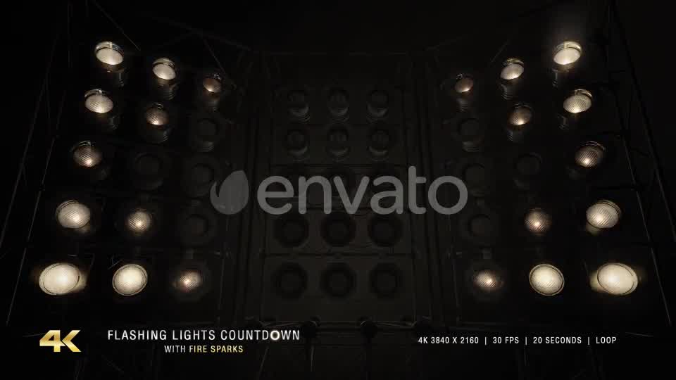 Flashing Lights Countdown With Fire Sparks Videohive 24214654 Motion Graphics Image 10