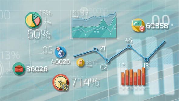 Flat Animated Icons Business Infographics - Download 13409990 Videohive
