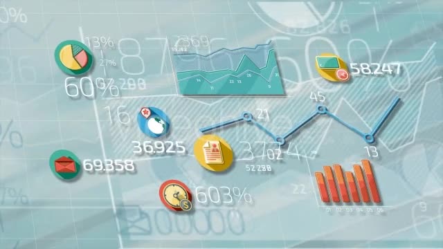 Flat Animated Icons Business Infographics Videohive 13410078 Motion Graphics Image 1