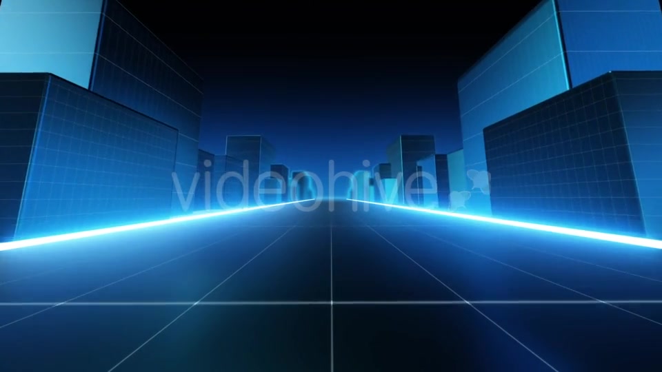 Flight on an Abstract Neon City Videohive 20012961 Motion Graphics Image 3