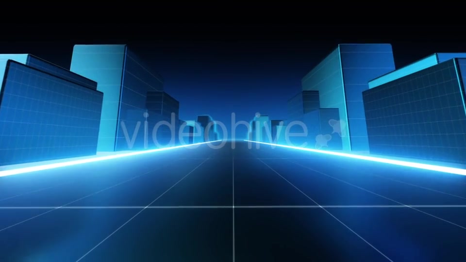 Flight on an Abstract Neon City Videohive 20012961 Motion Graphics Image 6