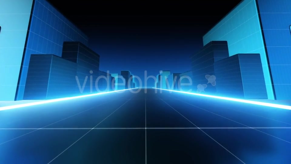 Flight on an Abstract Neon City Videohive 20012961 Motion Graphics Image 7