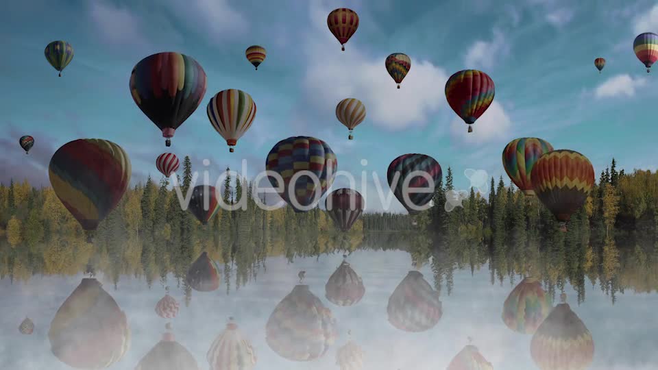 Flight on Hot Air Balloon Videohive 20552465 Motion Graphics Image 1