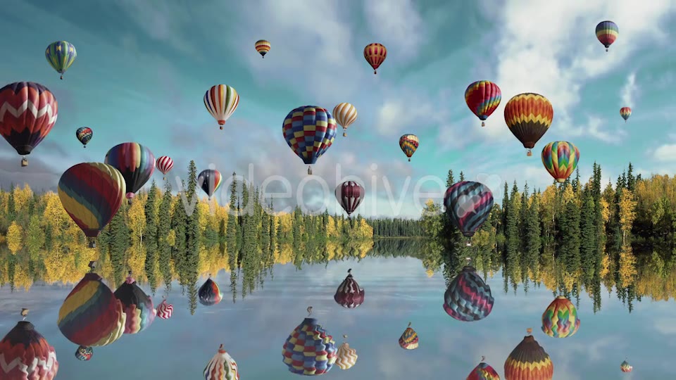 Flight on Hot Air Balloon Videohive 20552465 Motion Graphics Image 9