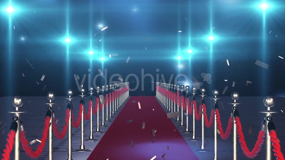 Flight on the Red Carpet with Flying Confetti Videohive 19894052 Motion Graphics Image 7
