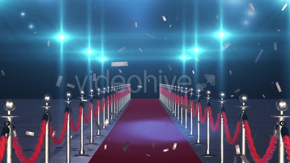 Flight on the Red Carpet with Flying Confetti Videohive 19894052 Motion Graphics Image 8
